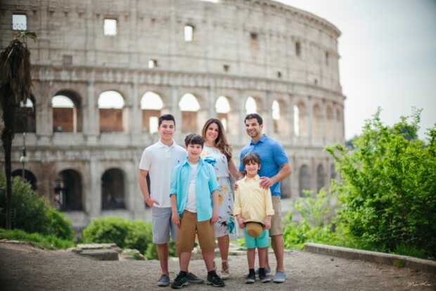 How to plan a family photoshoot in Rome with kids